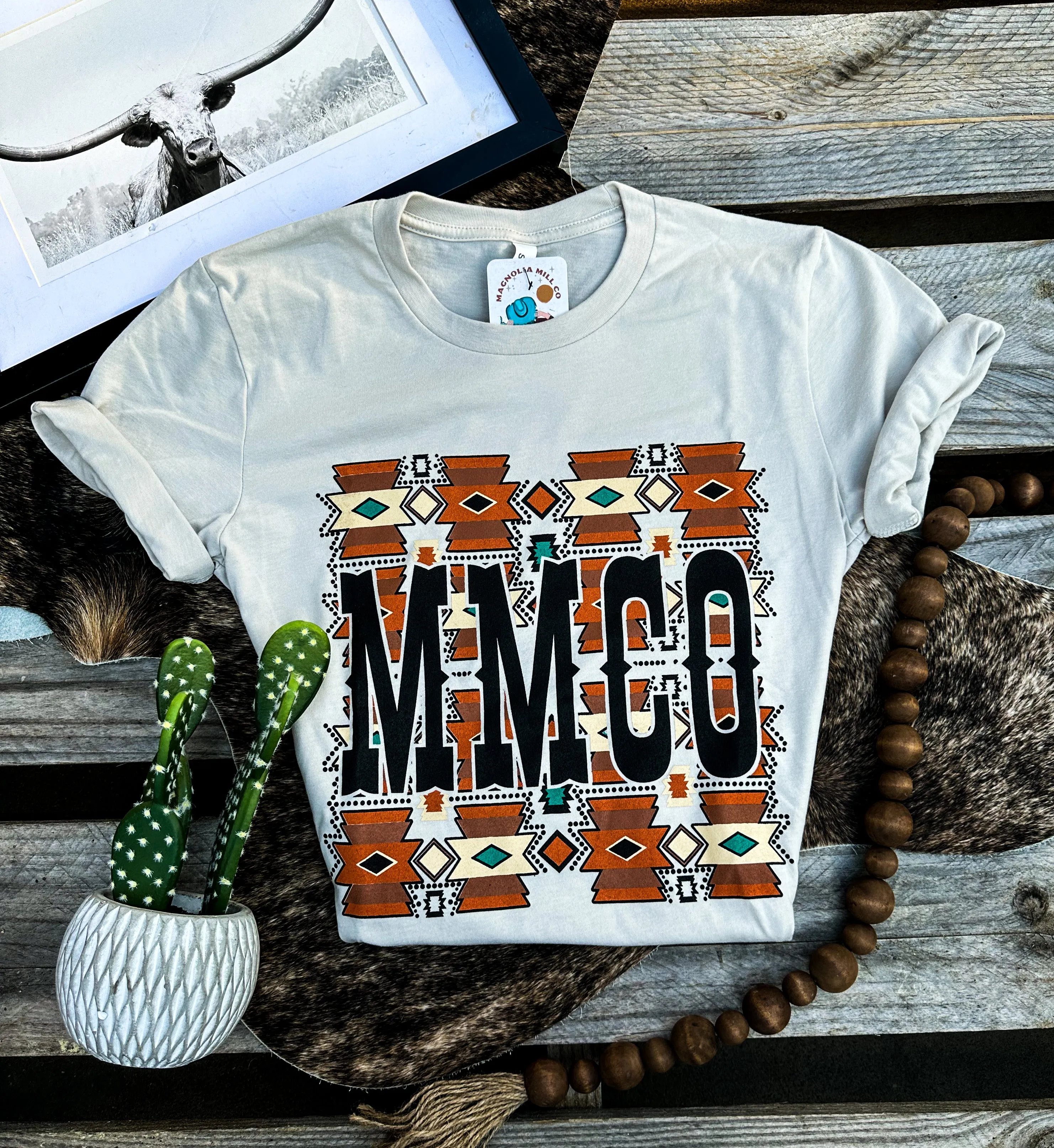 Amarillo Aztec Graphic Tee