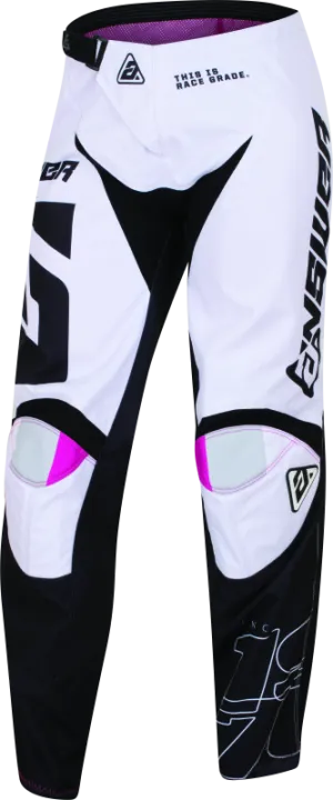 Answer 23 Syncron CC Pant Black/White/Rhodamine Youth Size - 18