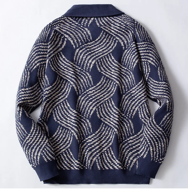 Aule Waveform Knitted Cardigan
