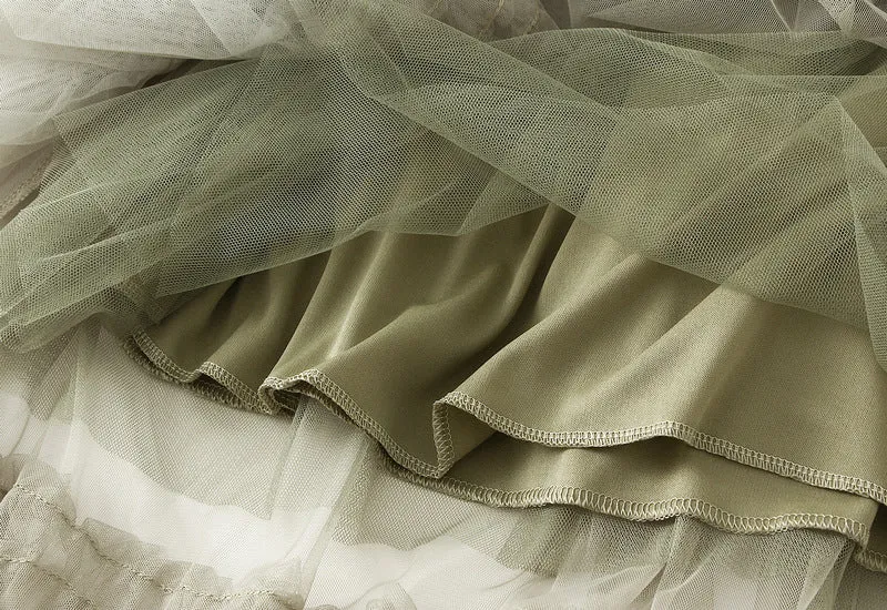 Autumn Winter Tiered Skirt
