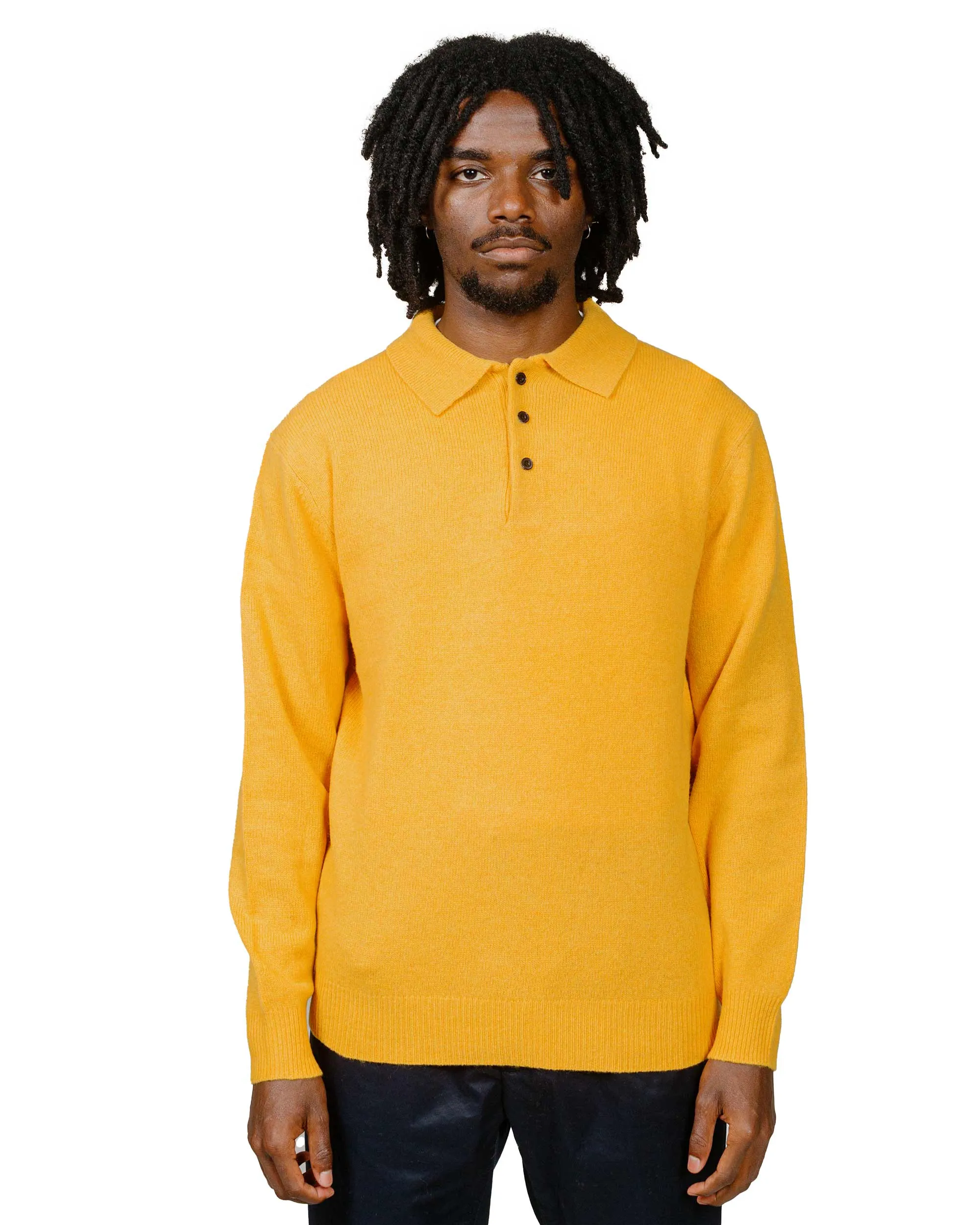 Beams Plus Knit Polo 9G Gold