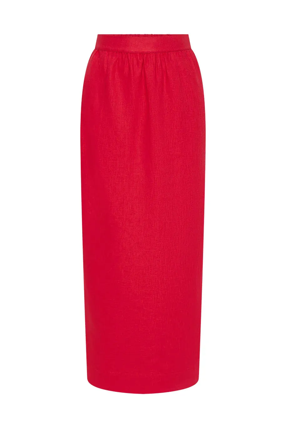 Bonnie Pencil Skirt Red