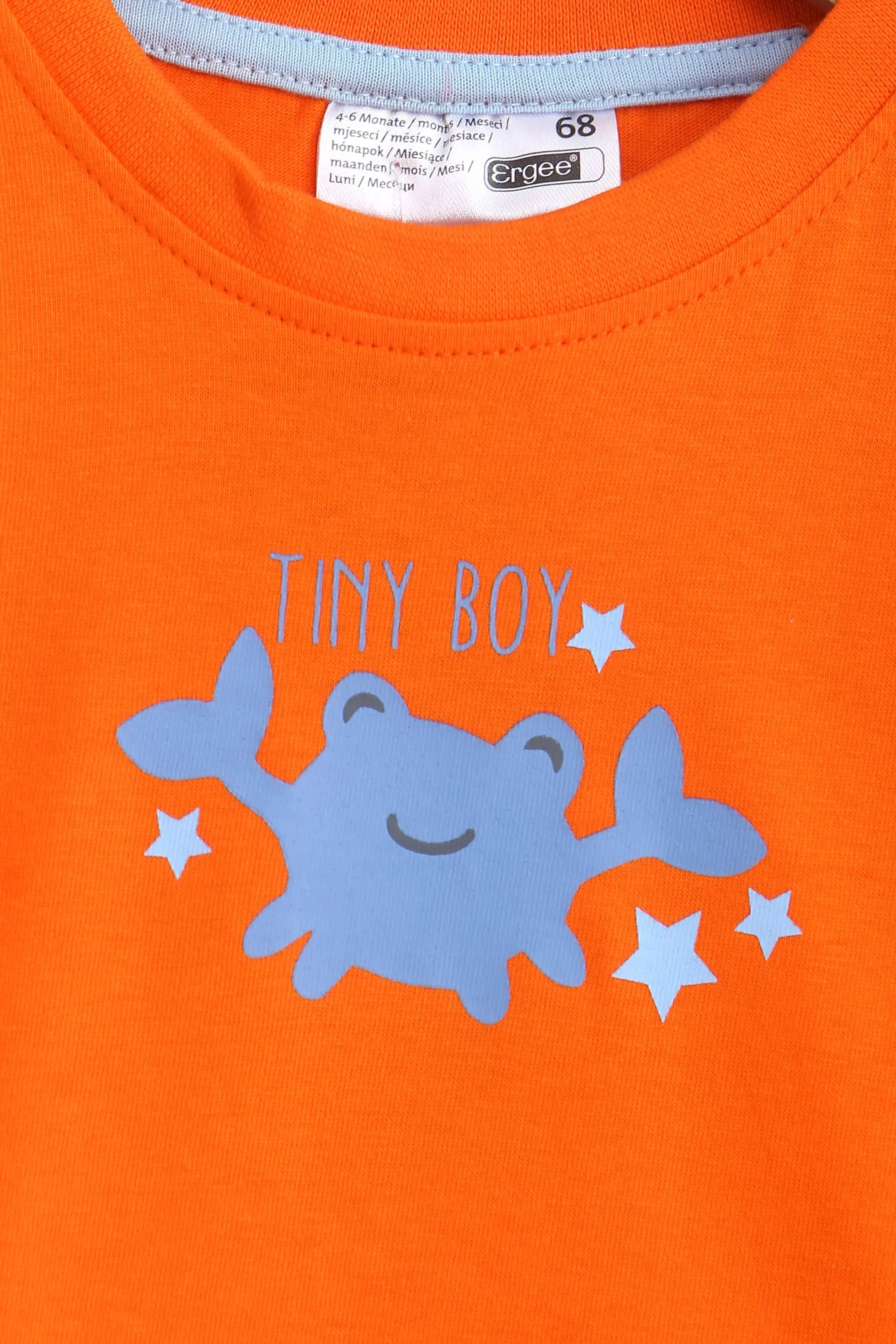Boys Branded Graphic T-Shirt - Orange