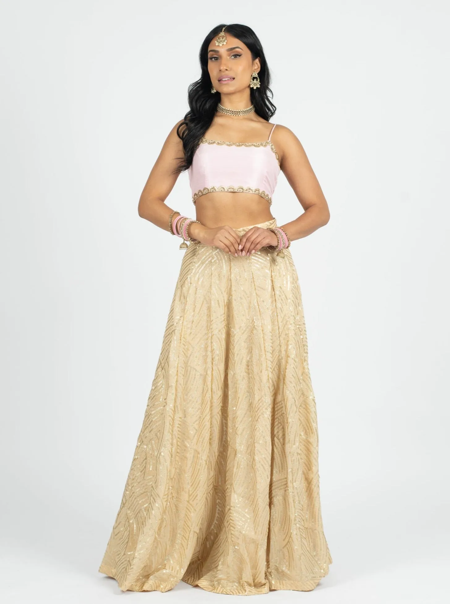 Champagne Divya Skirt