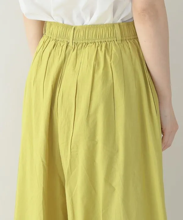 Colored cotton skirt pants 25S004