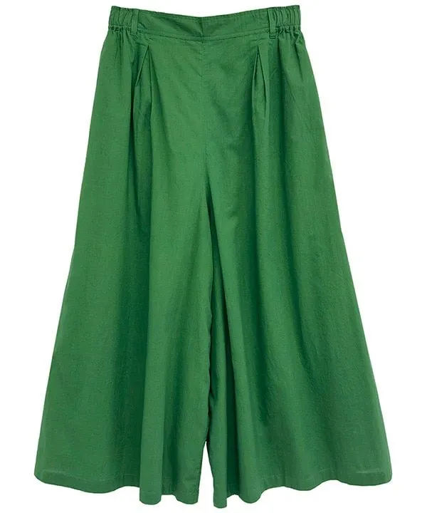 Colored cotton skirt pants 25S004