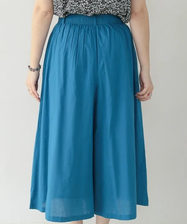 Colored cotton skirt pants 25S004
