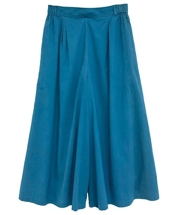 Colored cotton skirt pants 25S004