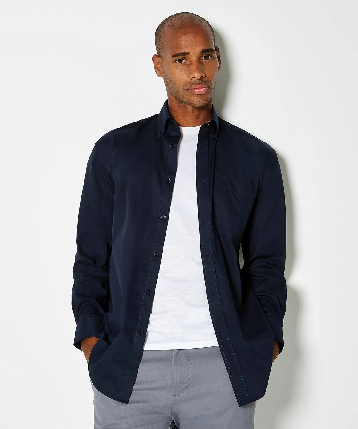 Corporate Oxford shirt long-sleeved (classic fit) | Dark Navy