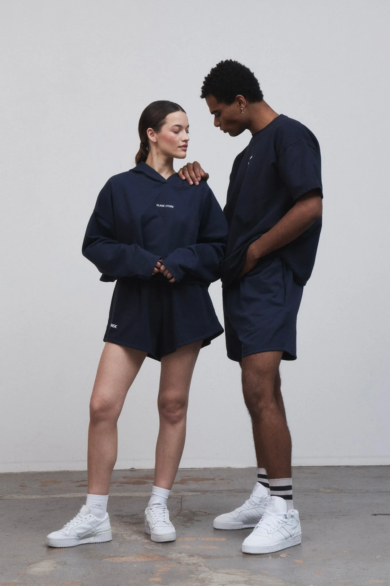 CROPPED HOODIE  in ROYAL BLUE
