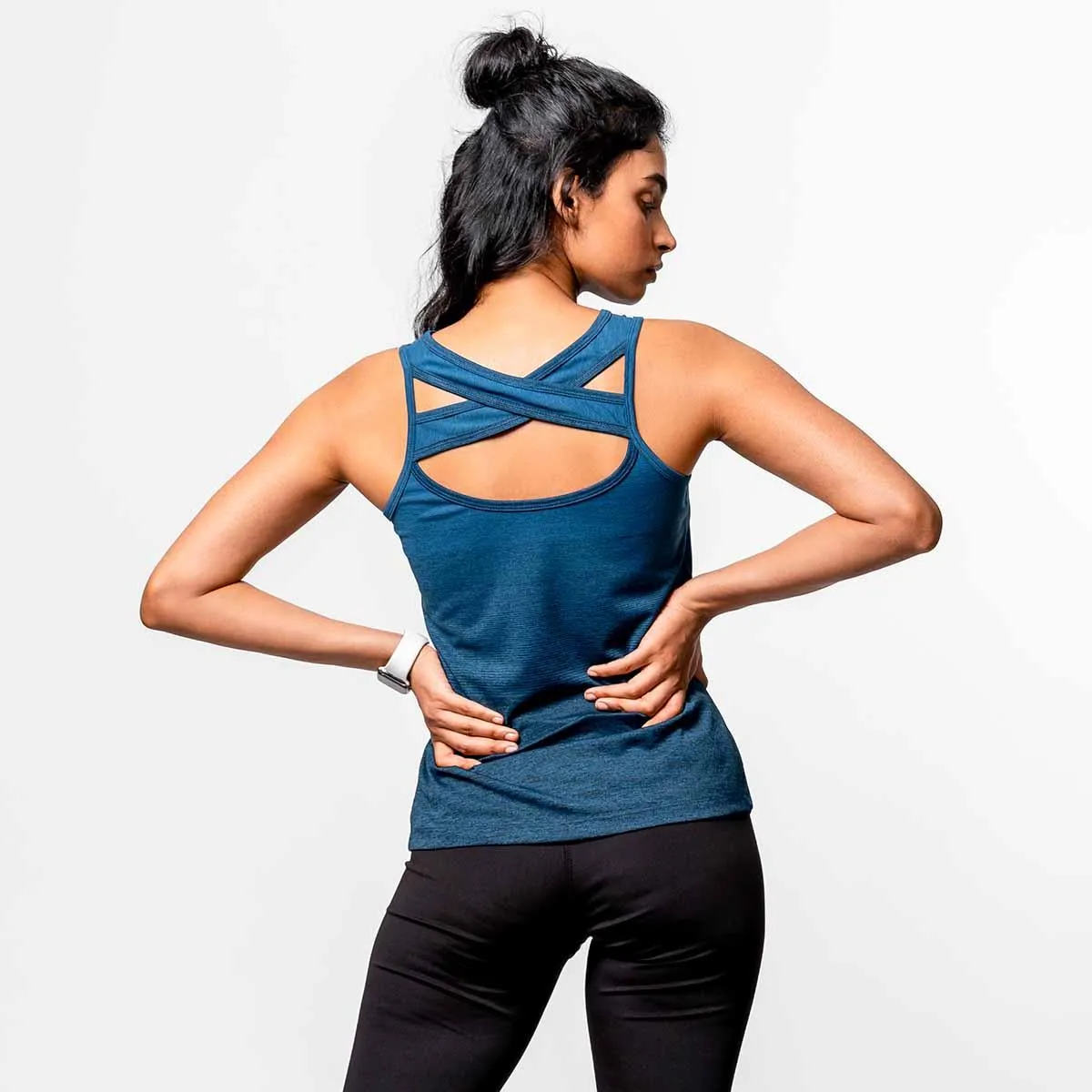 Crossover Racerback - Navy Blue