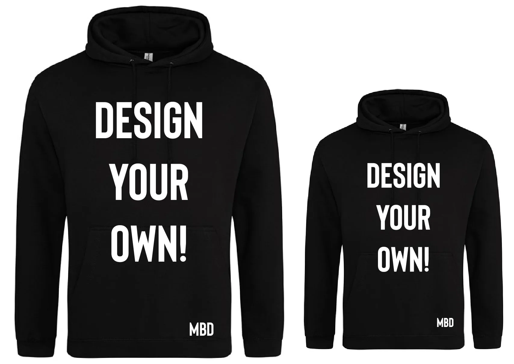 Design Your Own "Mini & Me" Hoodie Set