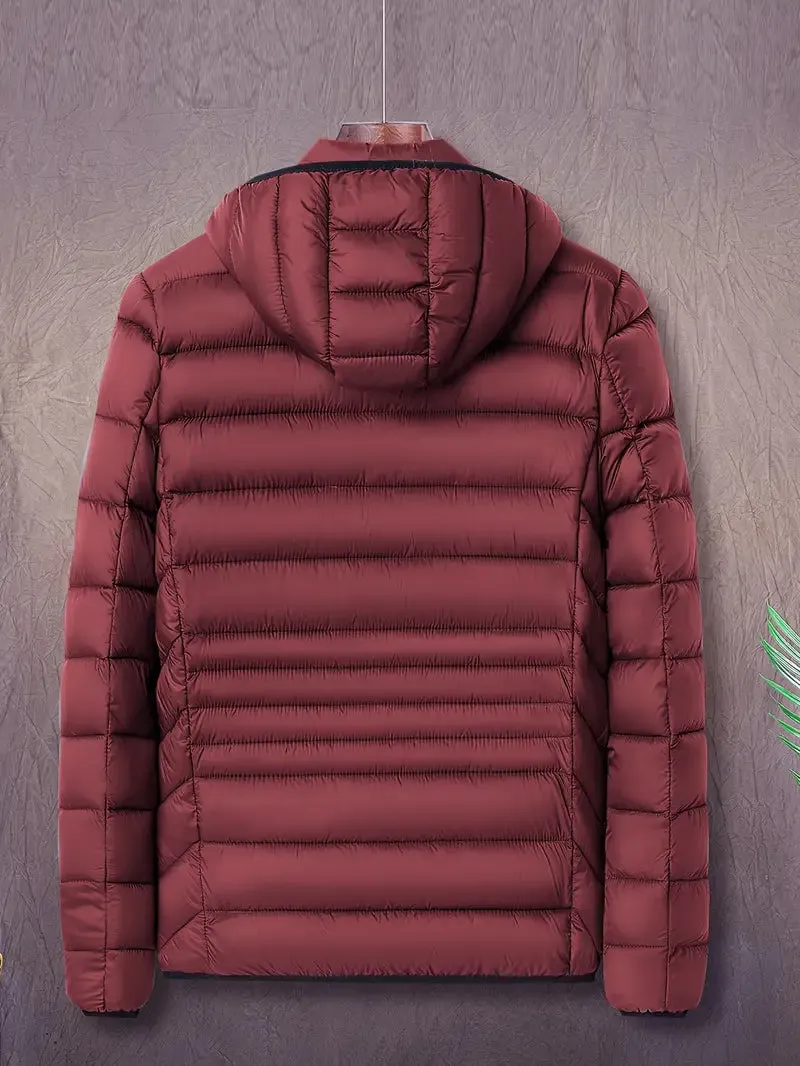 Dexter - Heren Winterjas - Warme Puffer met Capuchon en Opstaande Kraag