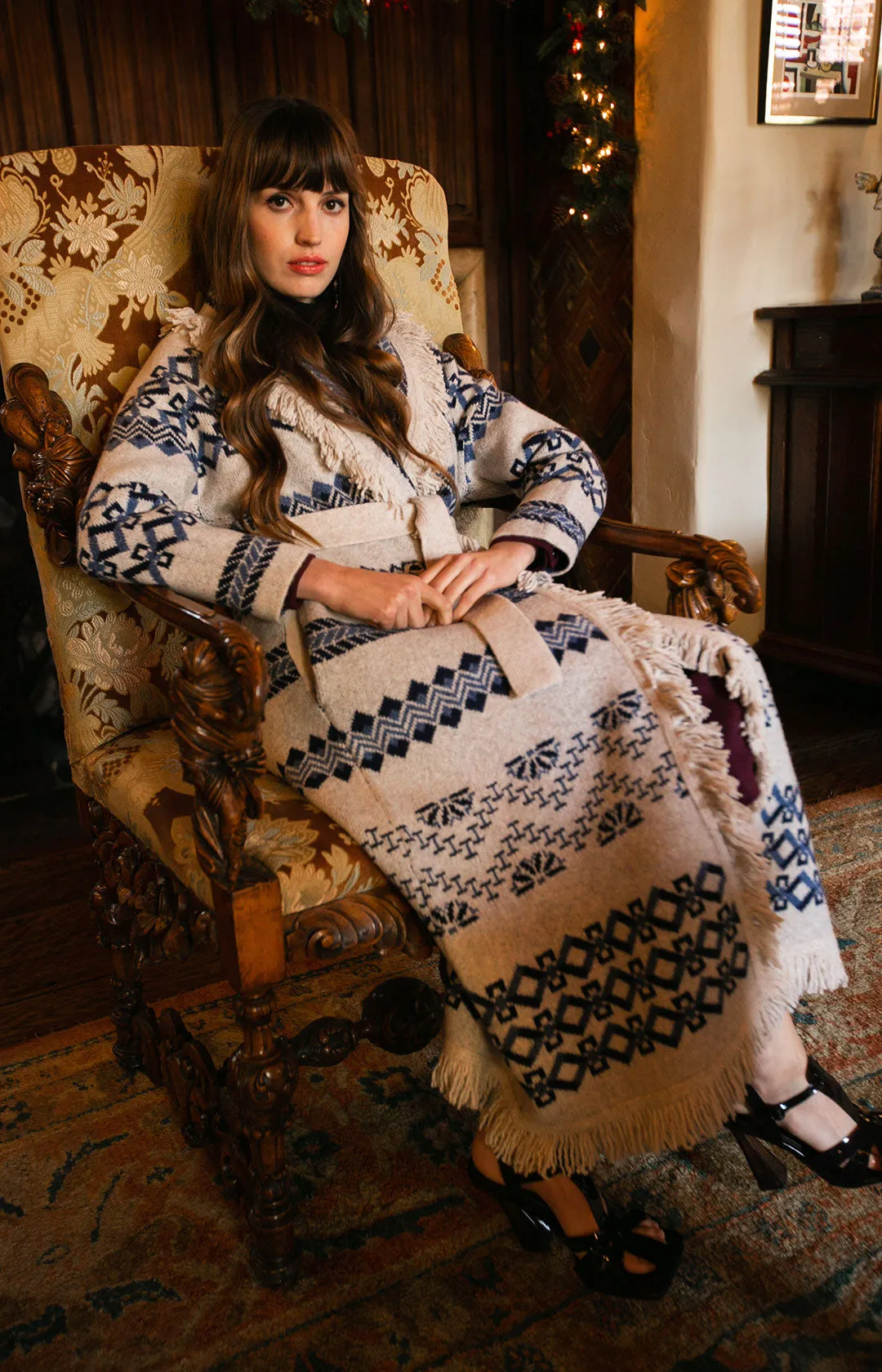 Diane Midi Jacquard Sweater