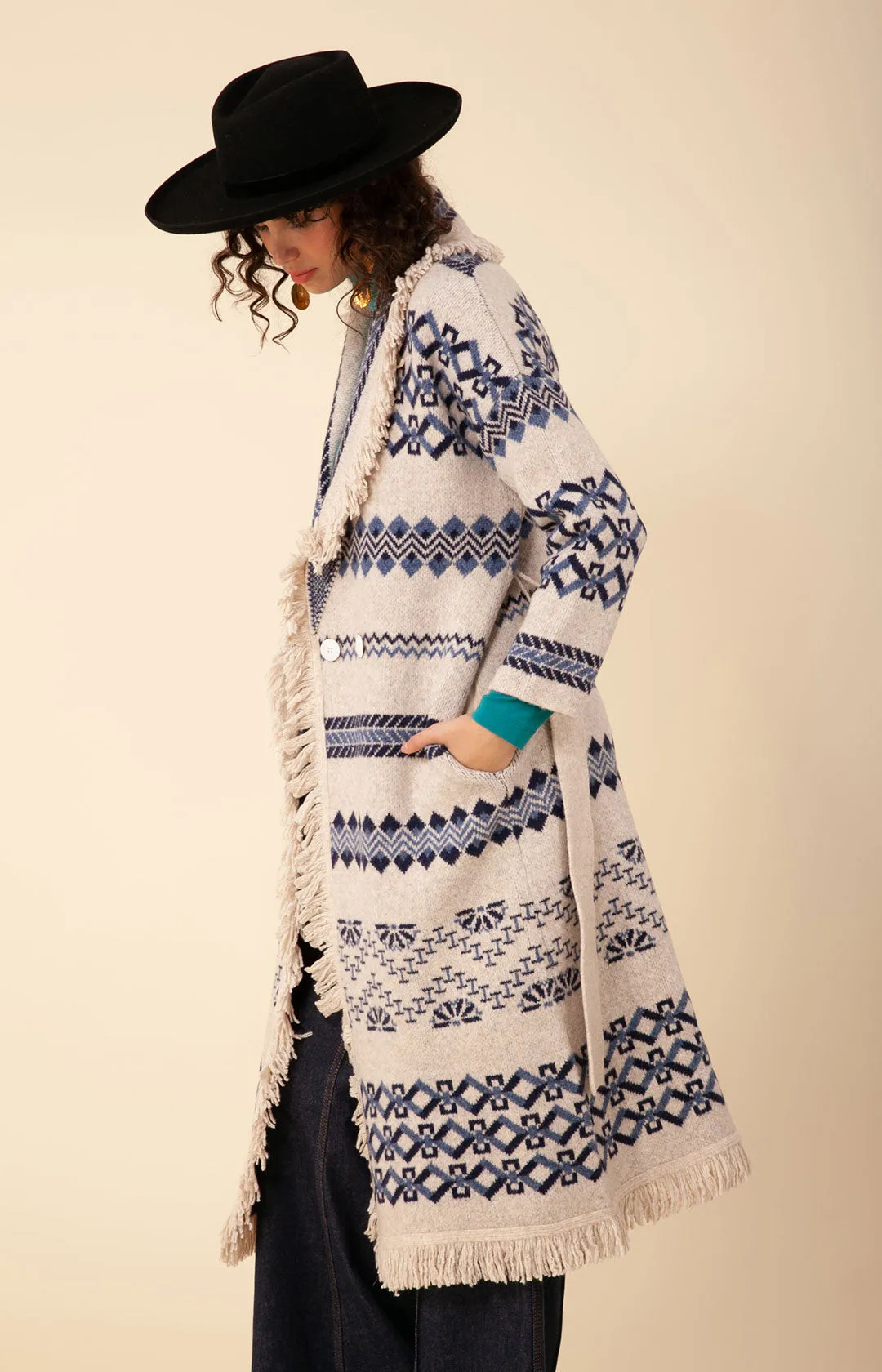 Diane Midi Jacquard Sweater
