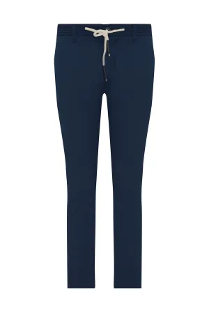 Dynamic Fit 5 Pocket Jogger Cotton Navy Casual Pants