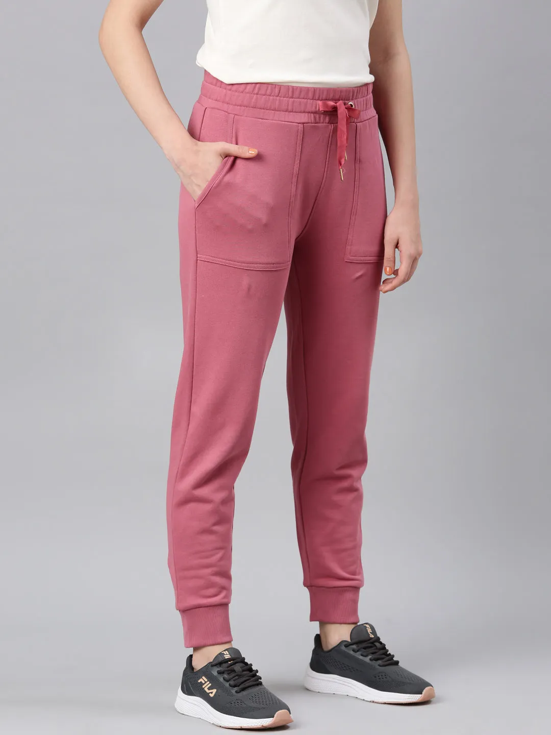 FILA Adults-Women Red Track Pants