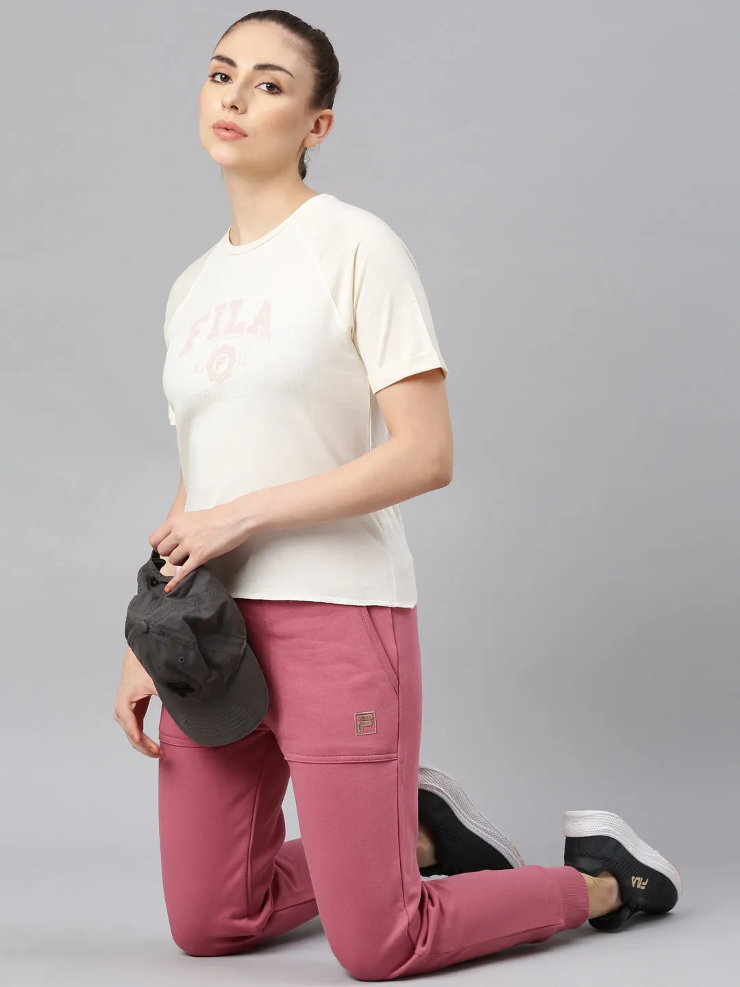 FILA Adults-Women Red Track Pants