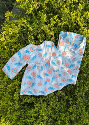 Football Matching outfits for Father-Daughter