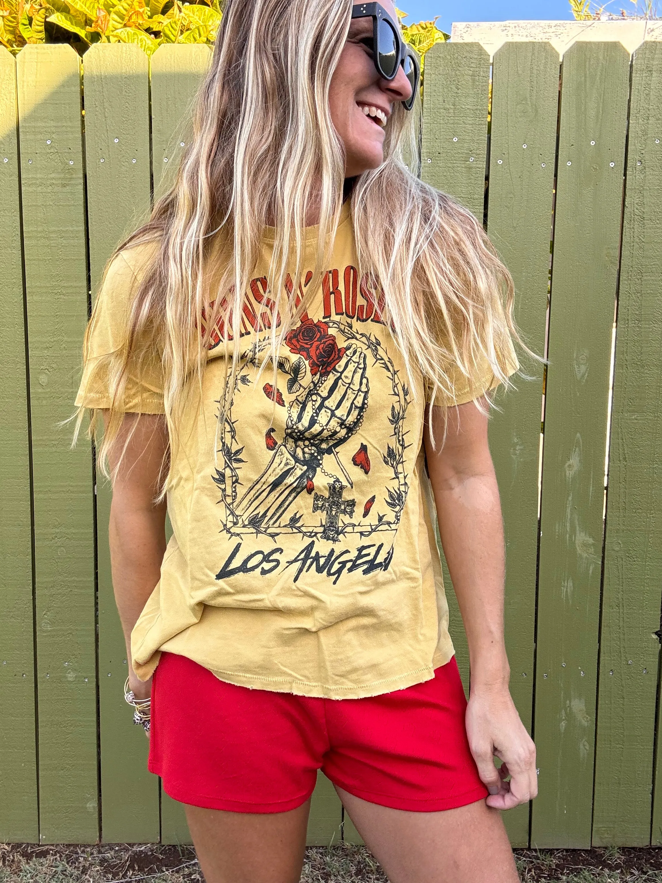 Guns 'N Roses Los Angeles washed tee
