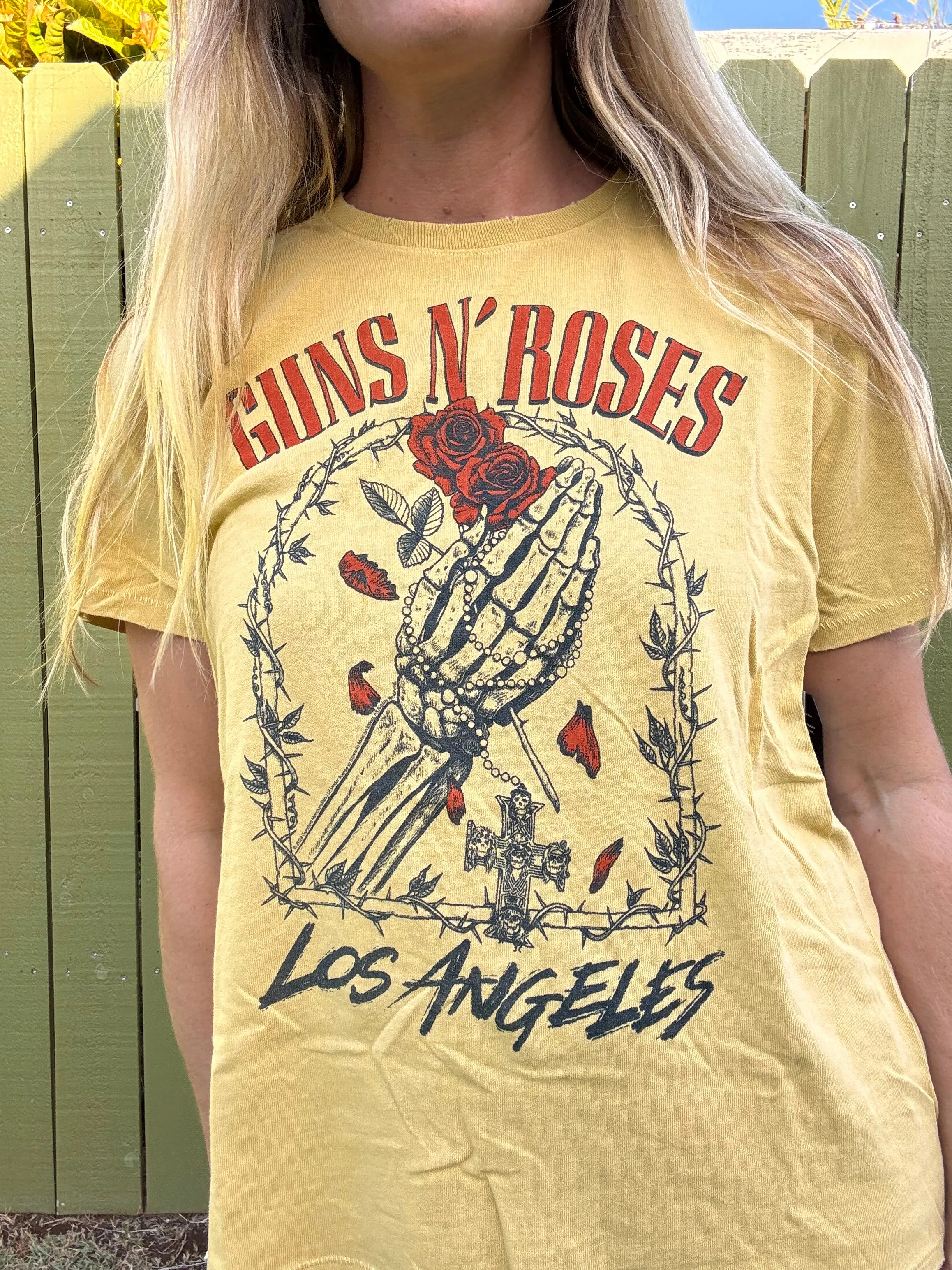 Guns 'N Roses Los Angeles washed tee