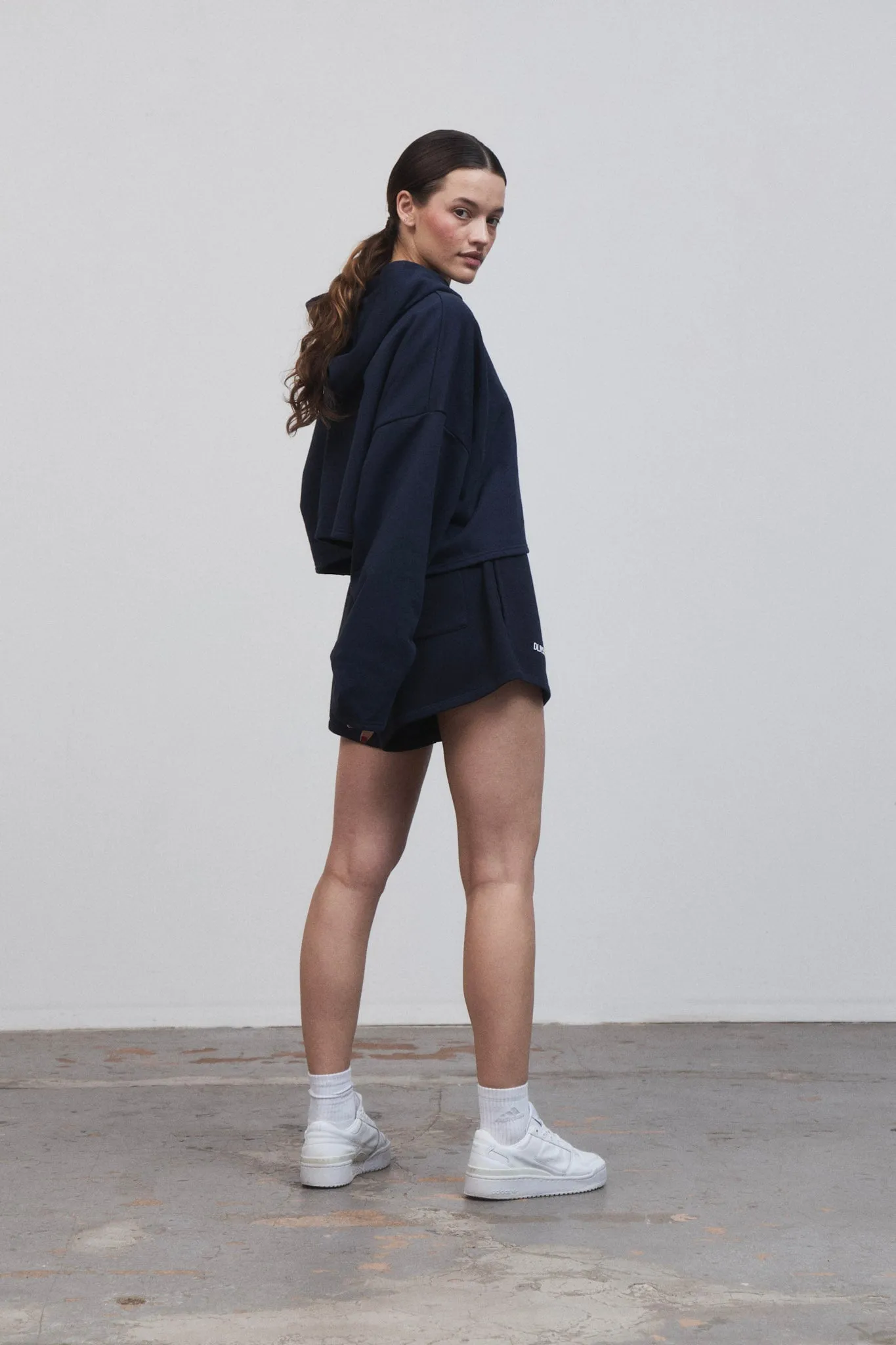 HIGHT-WAIST women SHORTS in ROYAL BLUE