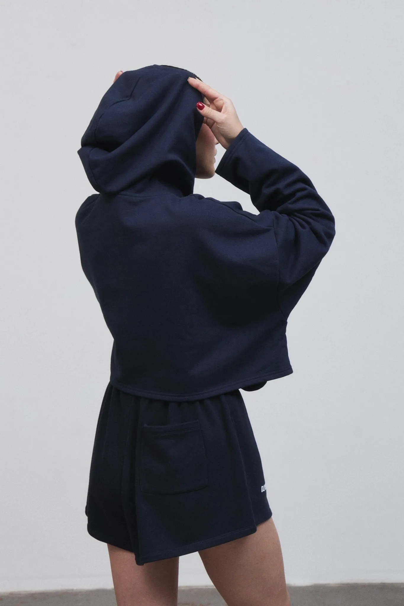 HIGHT-WAIST women SHORTS in ROYAL BLUE