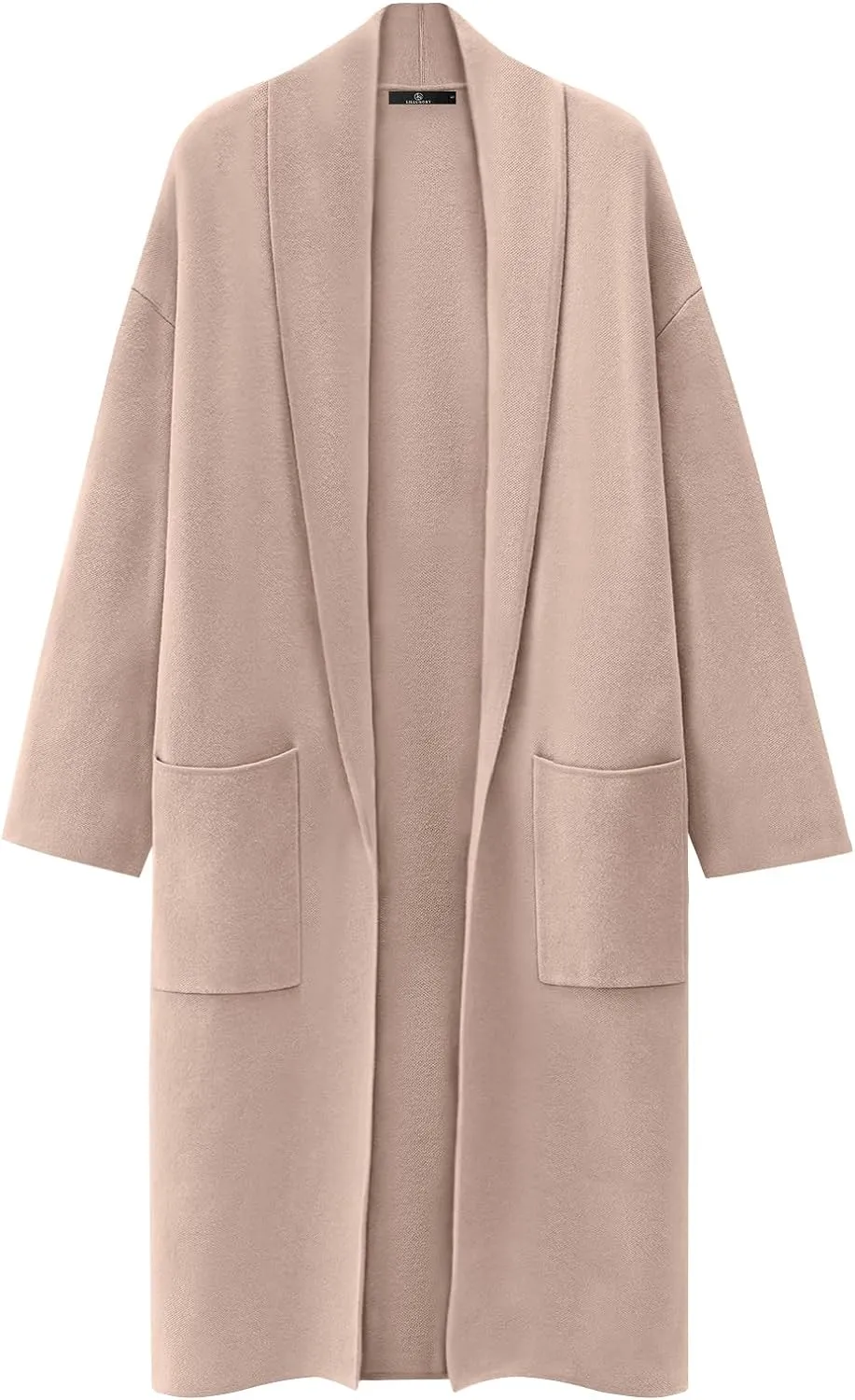 LILLUSORY Women's Oversized Long Cardigan Sweaters 2023 Fall Trendy Coatigan Lightweight Jackets Knit Winter Coat