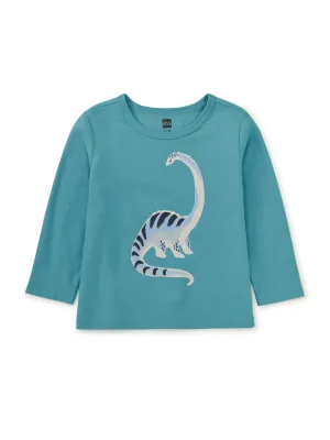 Long Neck Dino Baby Tee, Seashore