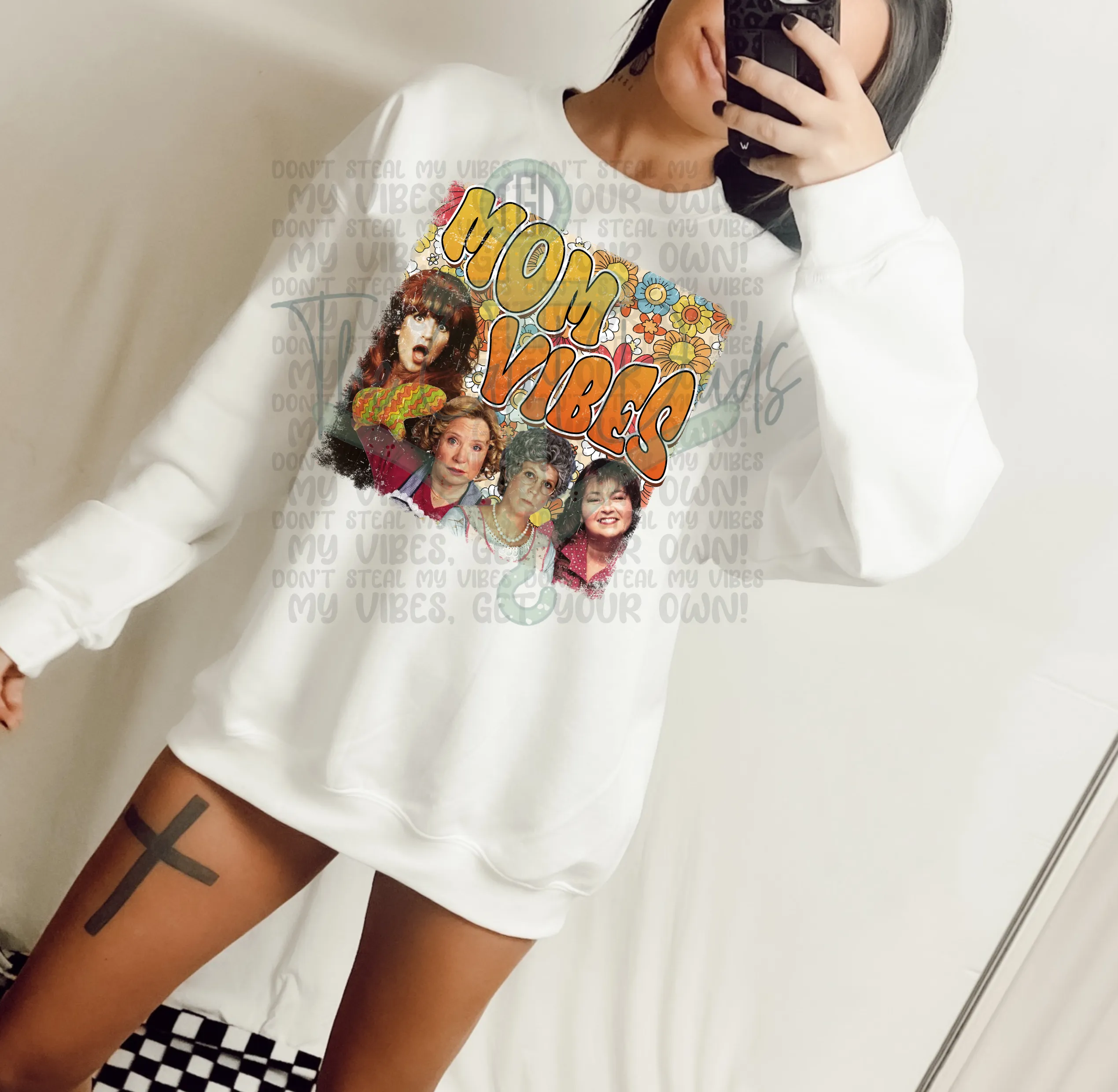 Mama Vibes Top Design