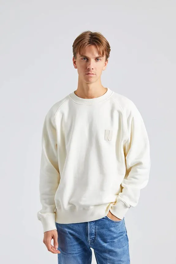 Marten Relaxed Organic Raglan N Patch Sweatshirt