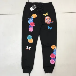 Men's Roku Studio Floral Mask Joggers Black