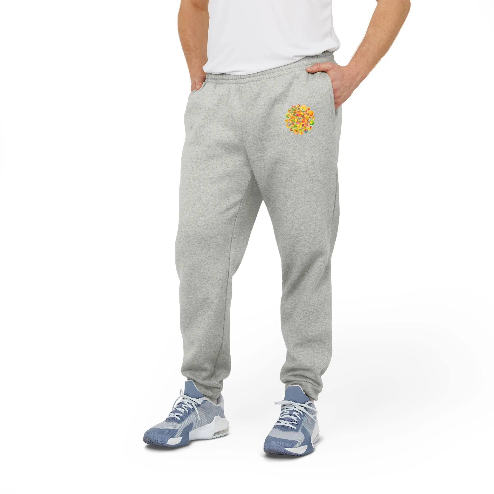 Psychedelic Mandala Adidas Fleece Joggers