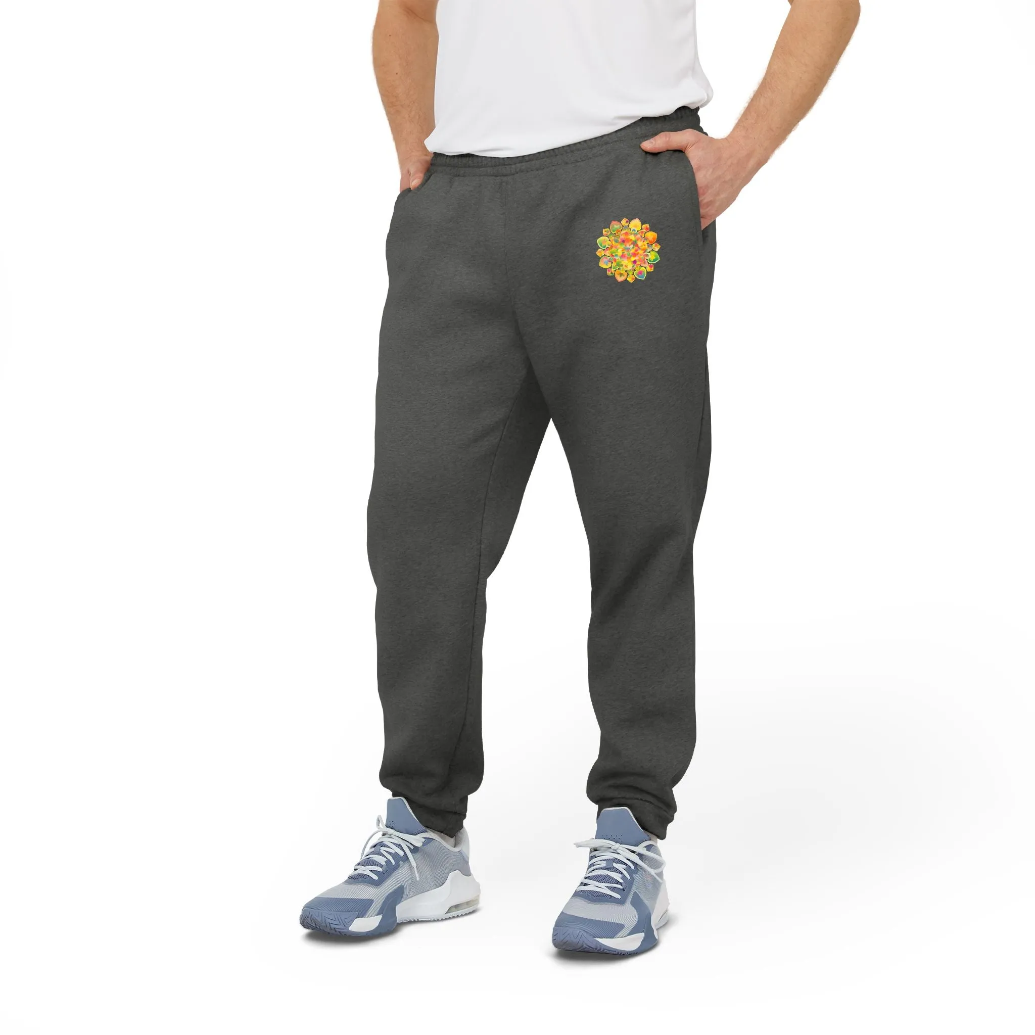 Psychedelic Mandala Adidas Fleece Joggers