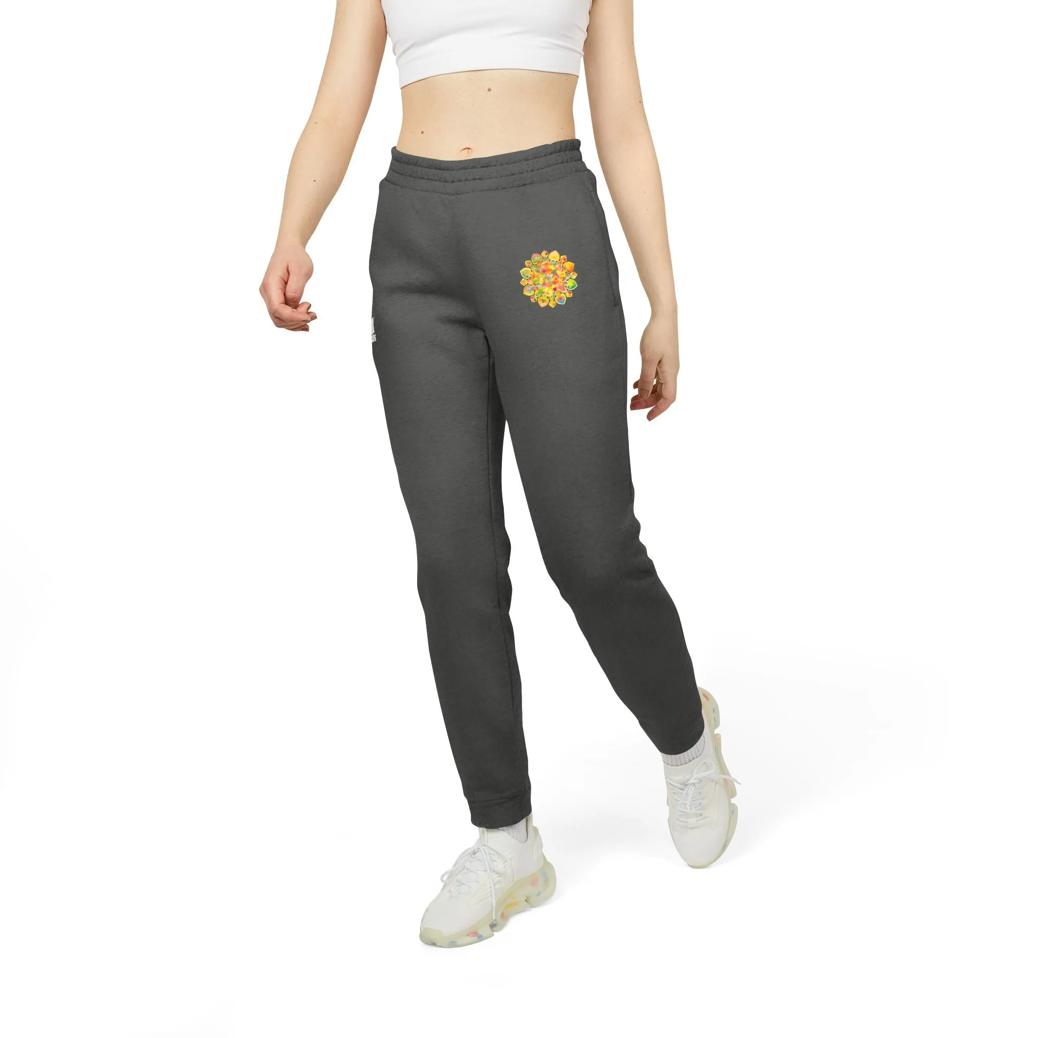 Psychedelic Mandala Adidas Fleece Joggers
