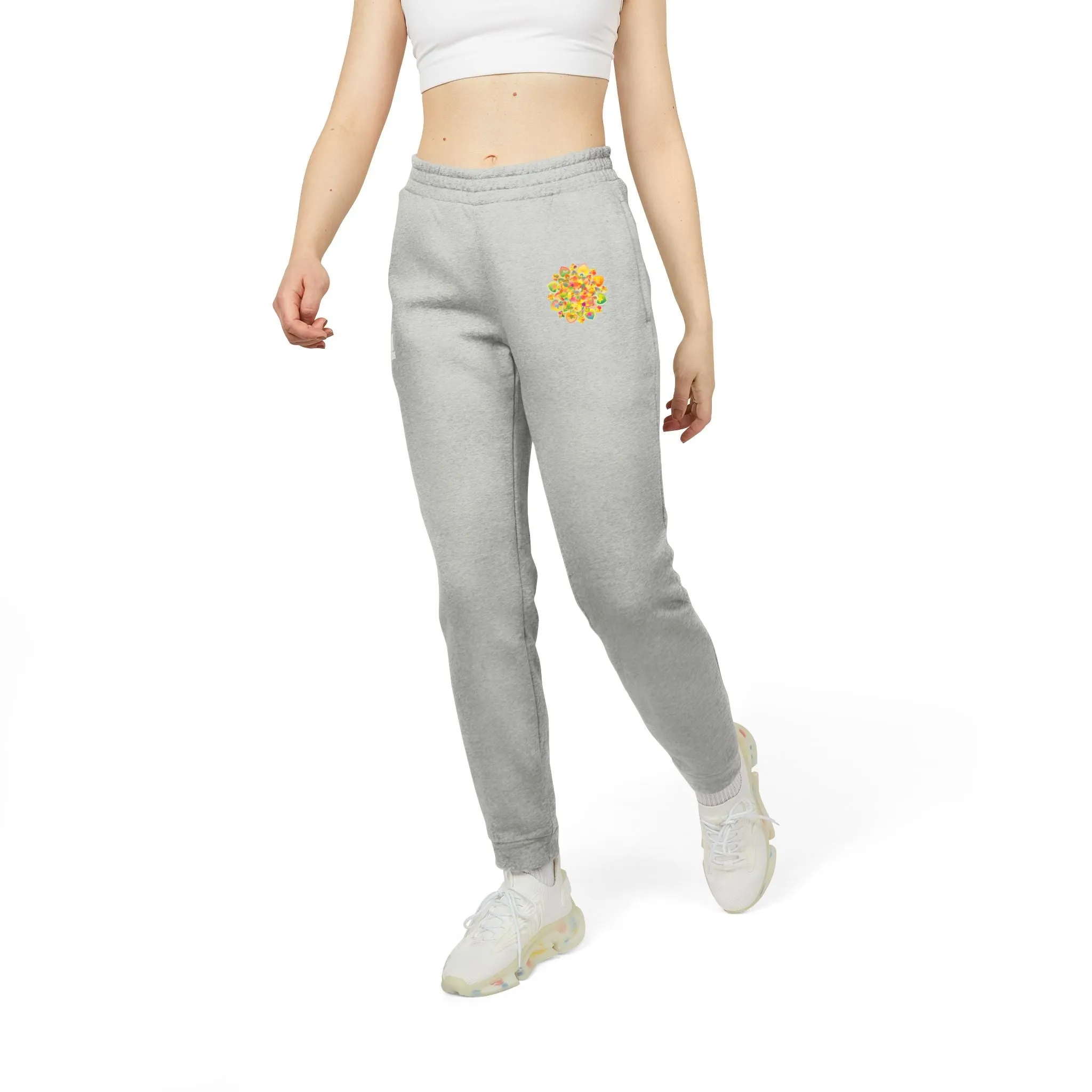 Psychedelic Mandala Adidas Fleece Joggers