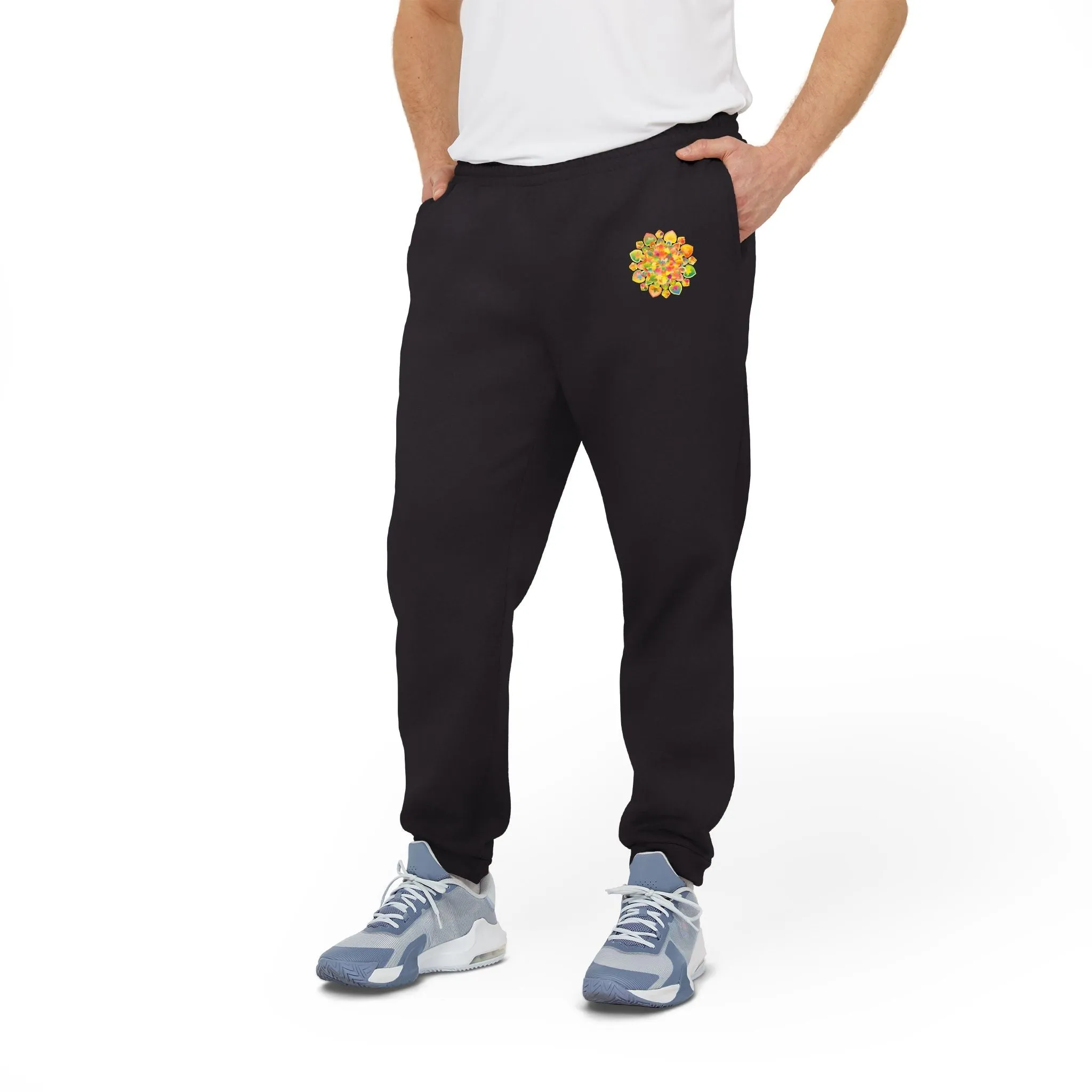 Psychedelic Mandala Adidas Fleece Joggers