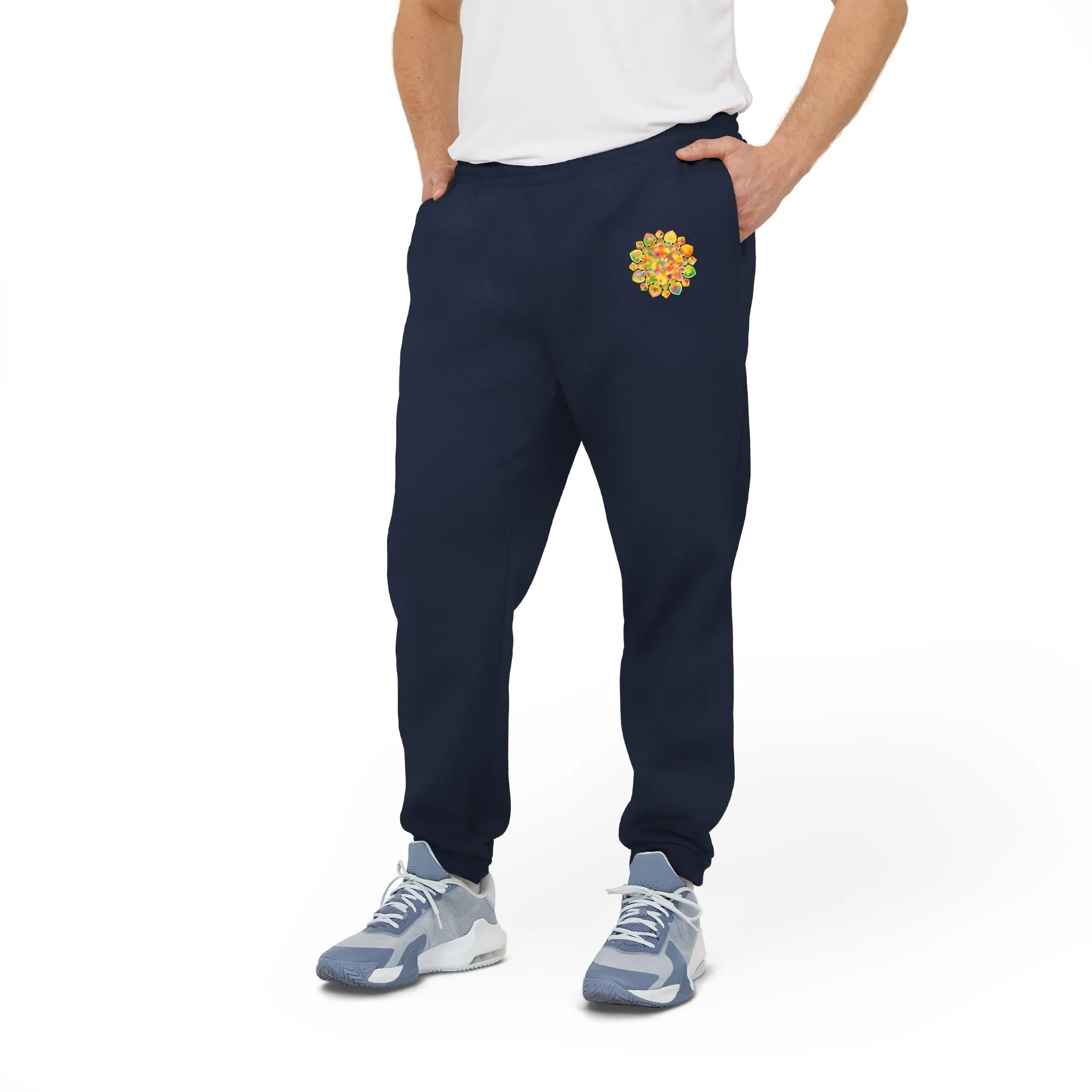 Psychedelic Mandala Adidas Fleece Joggers