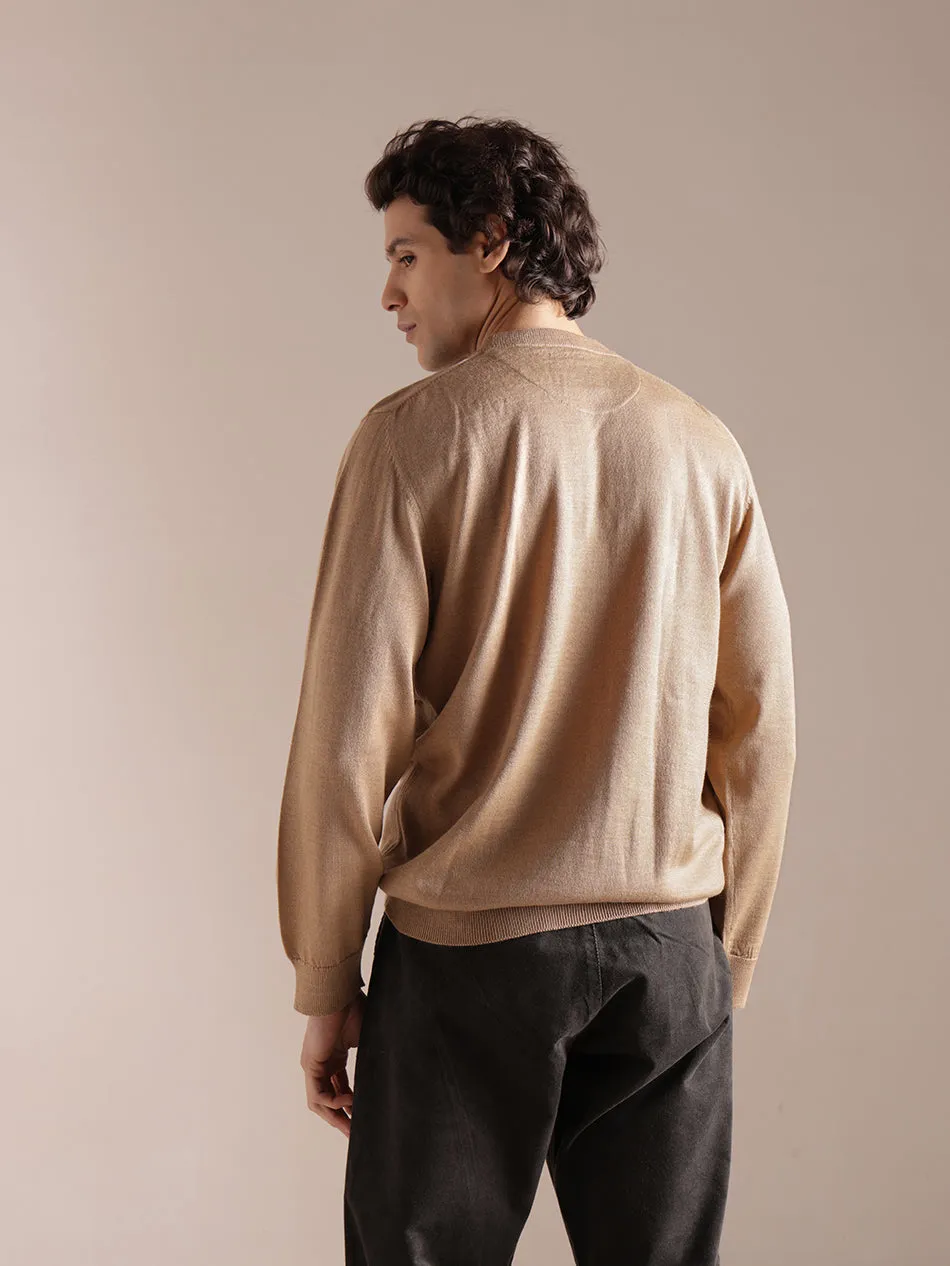 Radiant Gold Knit Tee