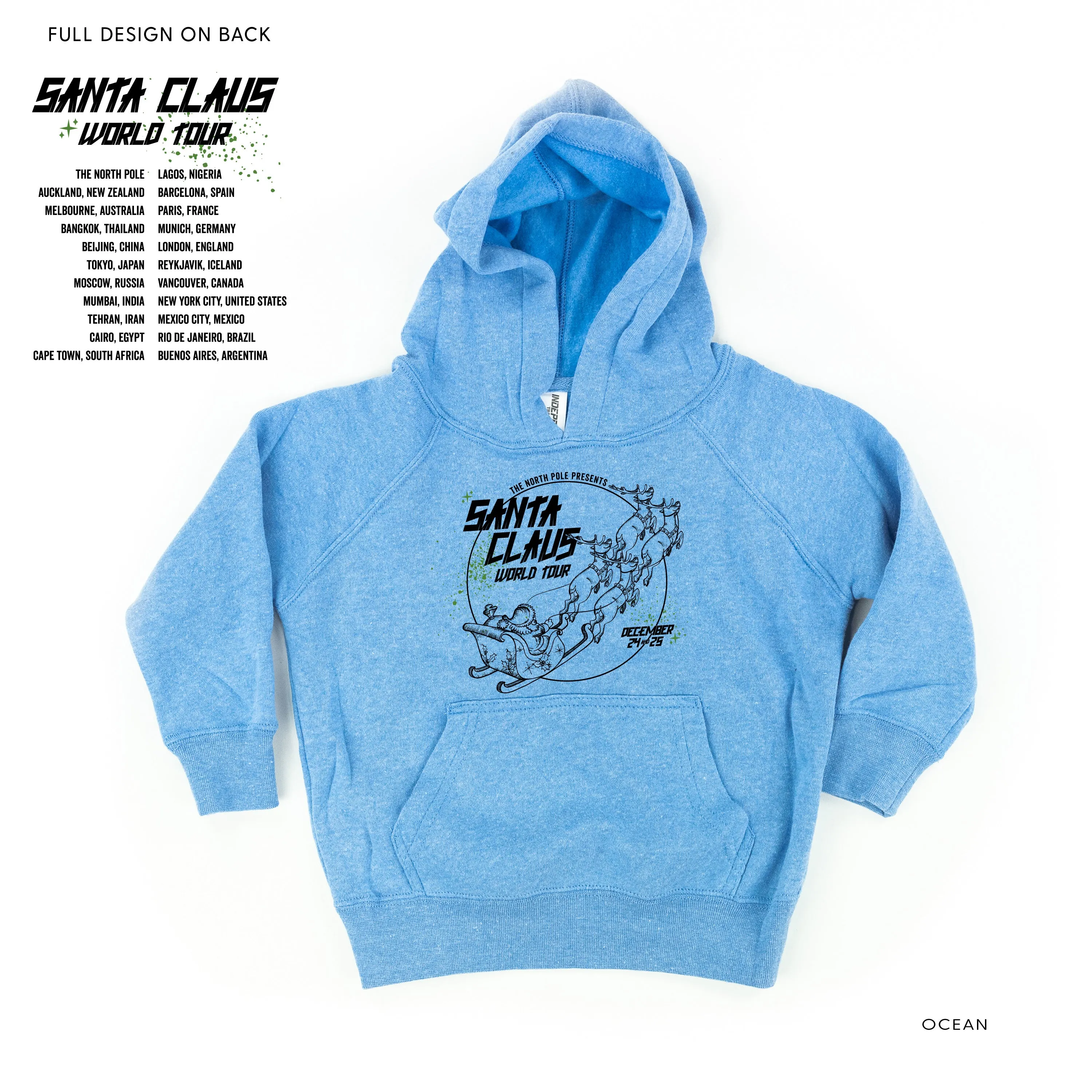Santa Claus World Tour (f&b) - Child HOODIE