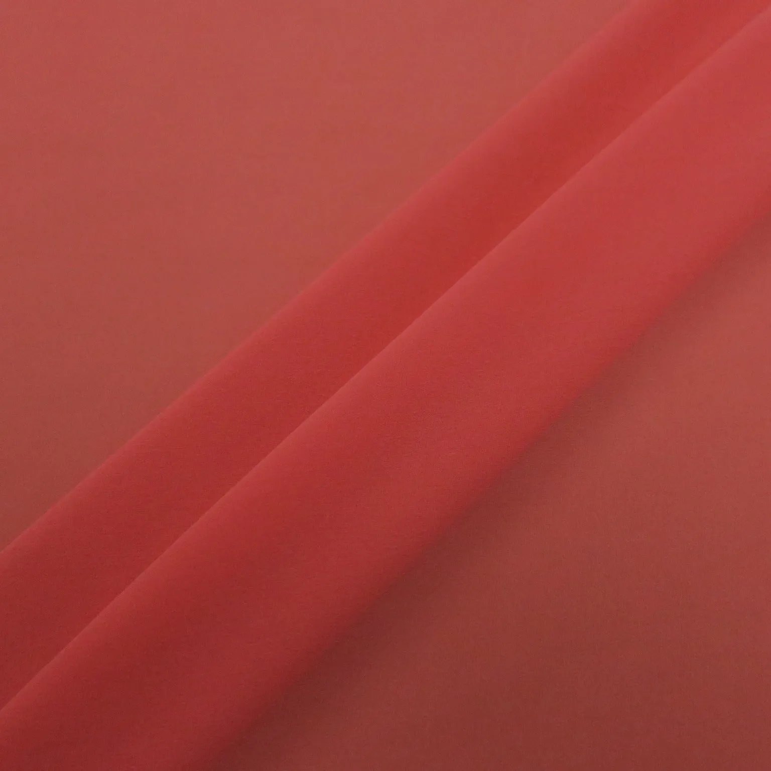 Silk Georgette Chiffon Fabric 54" Coral Solid 10mm 100% Silk