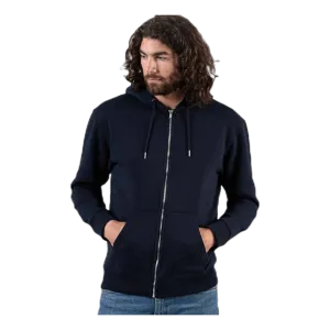 Soft Sweat Zip Hood Blue