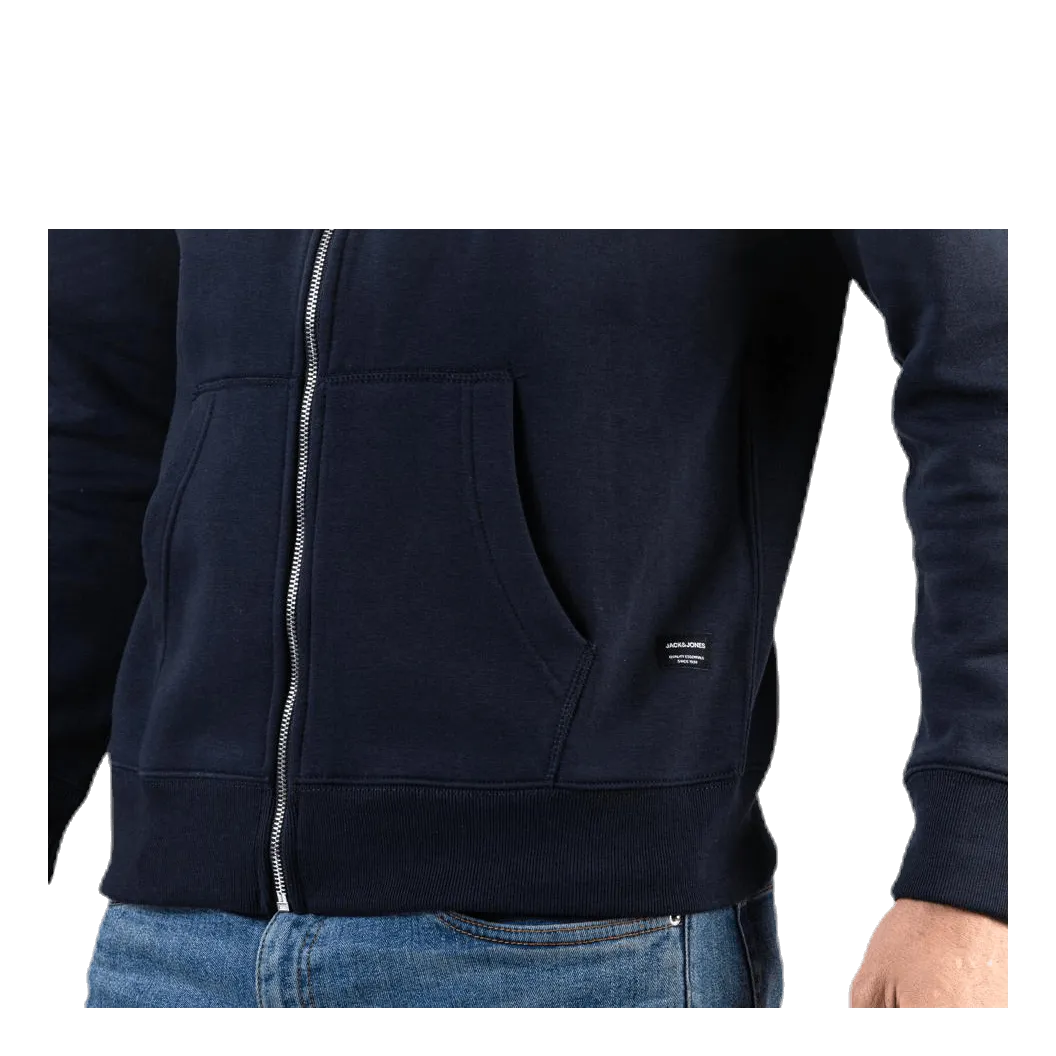 Soft Sweat Zip Hood Blue