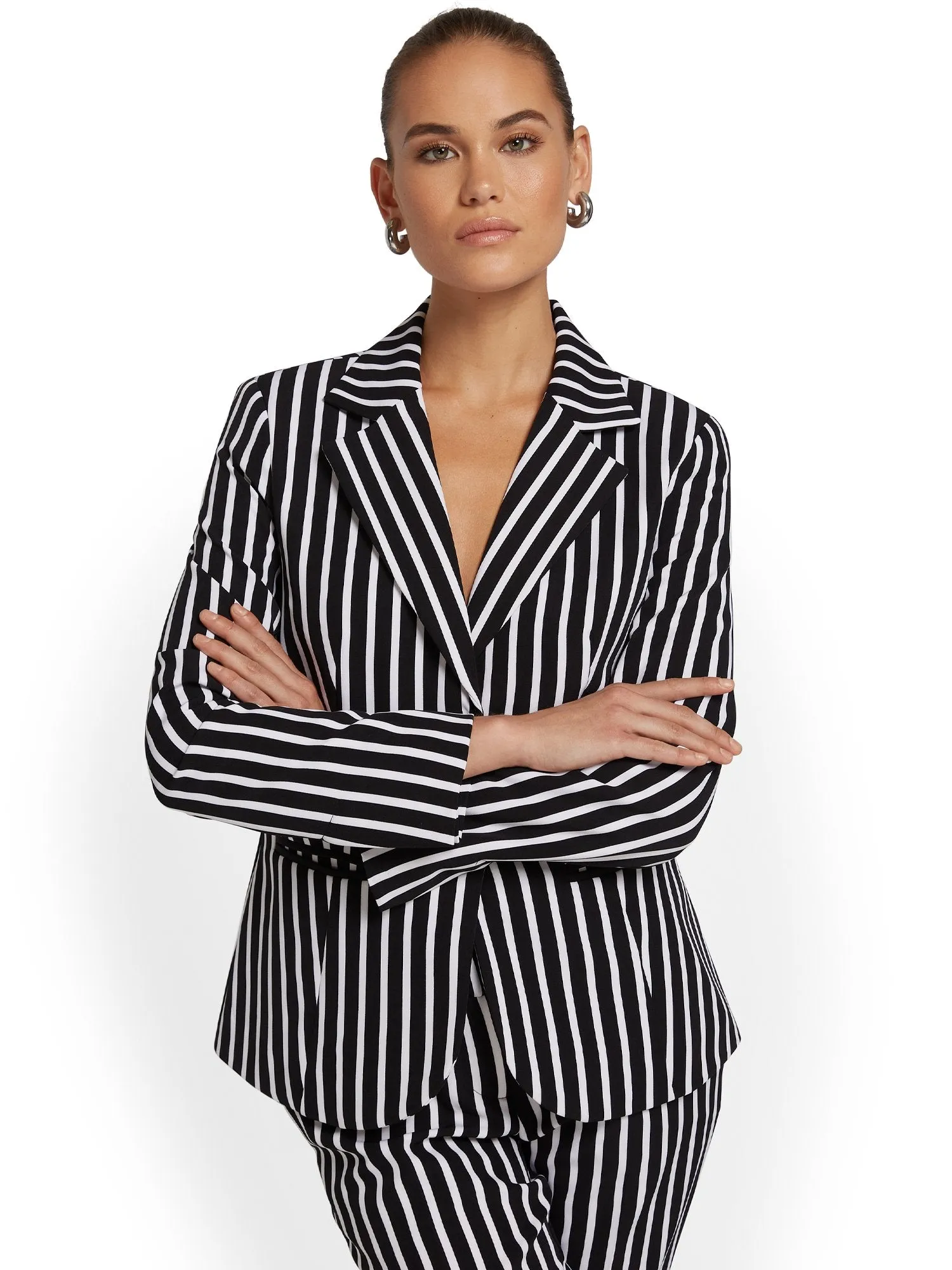 Striped Blazer