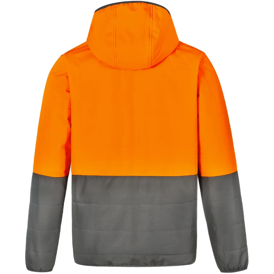 Winning Spirit Unisex Hi Vis Modern Styling Hooded Puffer Jacket - (SW80)