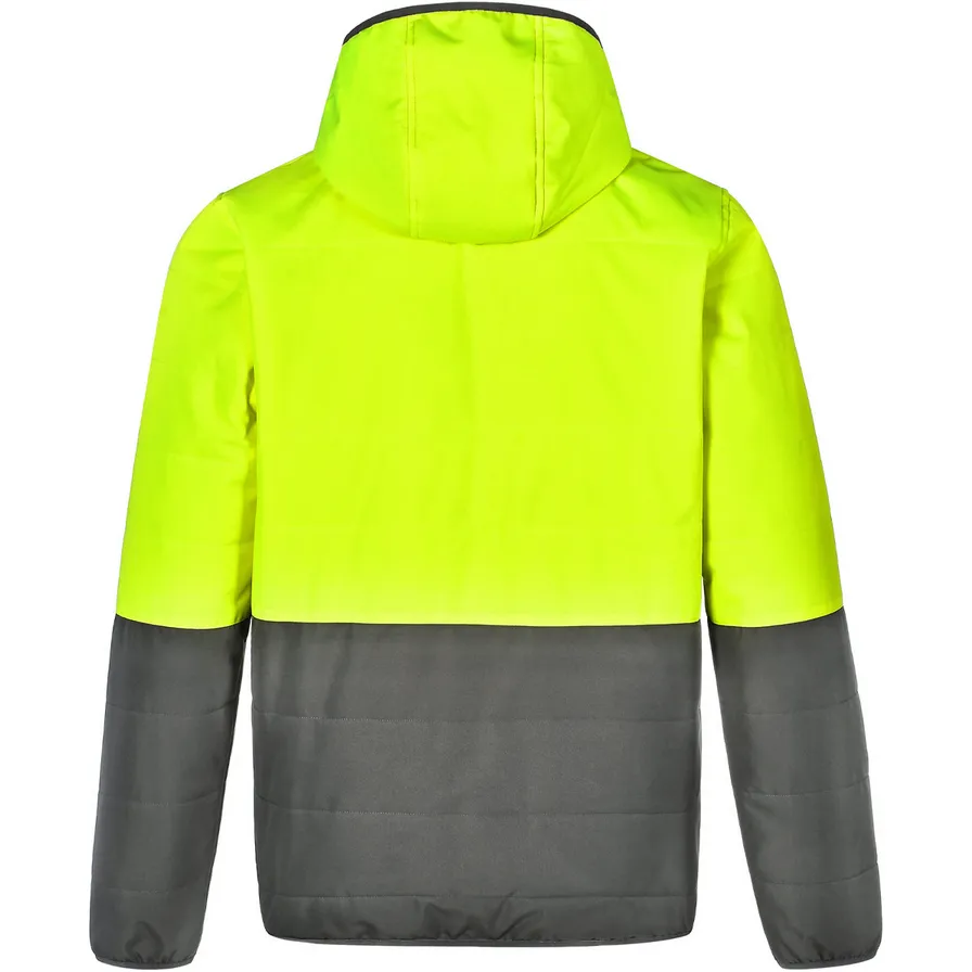 Winning Spirit Unisex Hi Vis Modern Styling Hooded Puffer Jacket - (SW80)