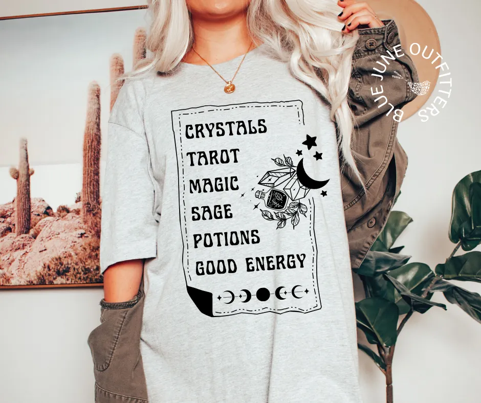 Witchy Necessities Spiritual Tee