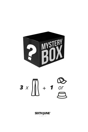WOMEN Mystery box : 3 pants   1 hat